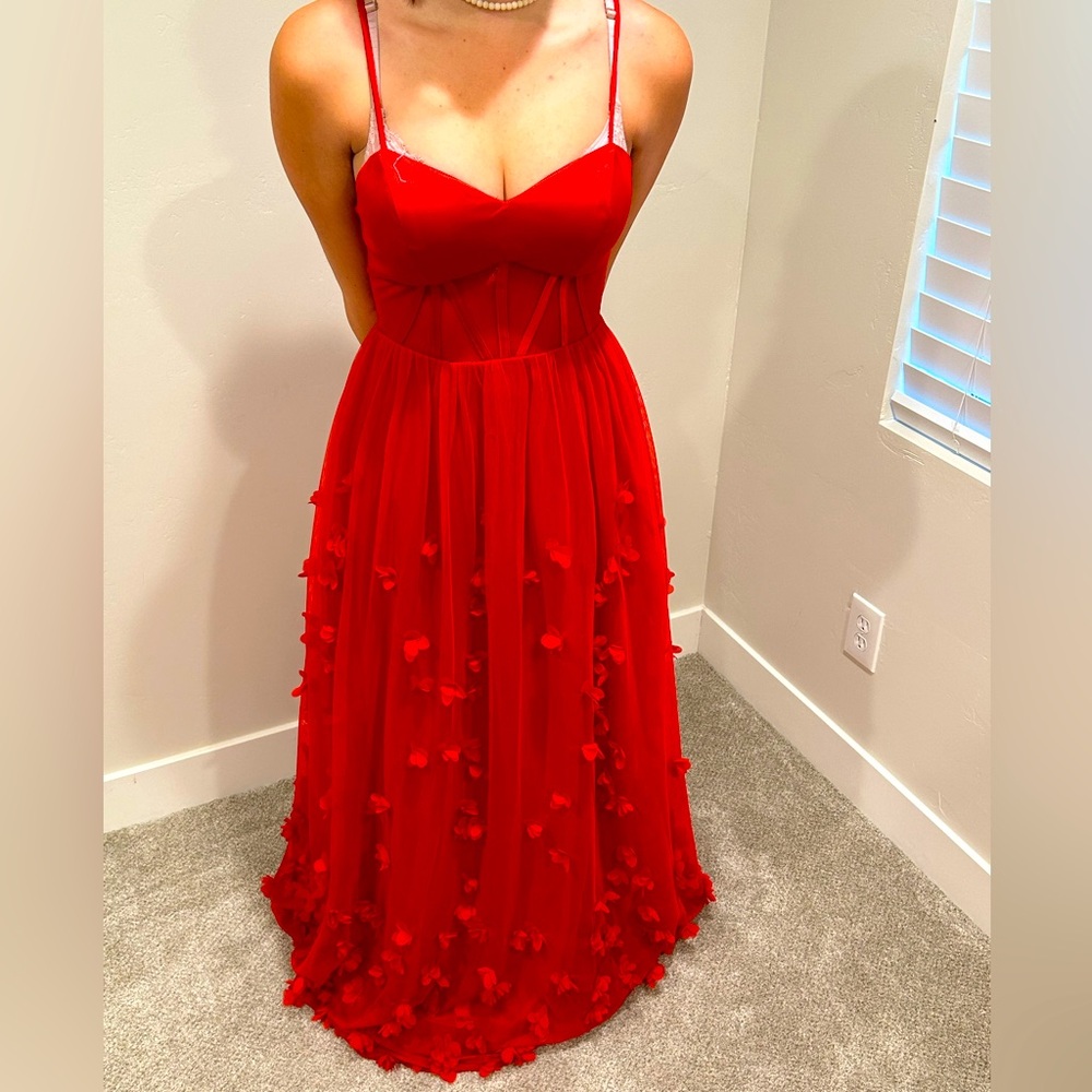 Red prom dress